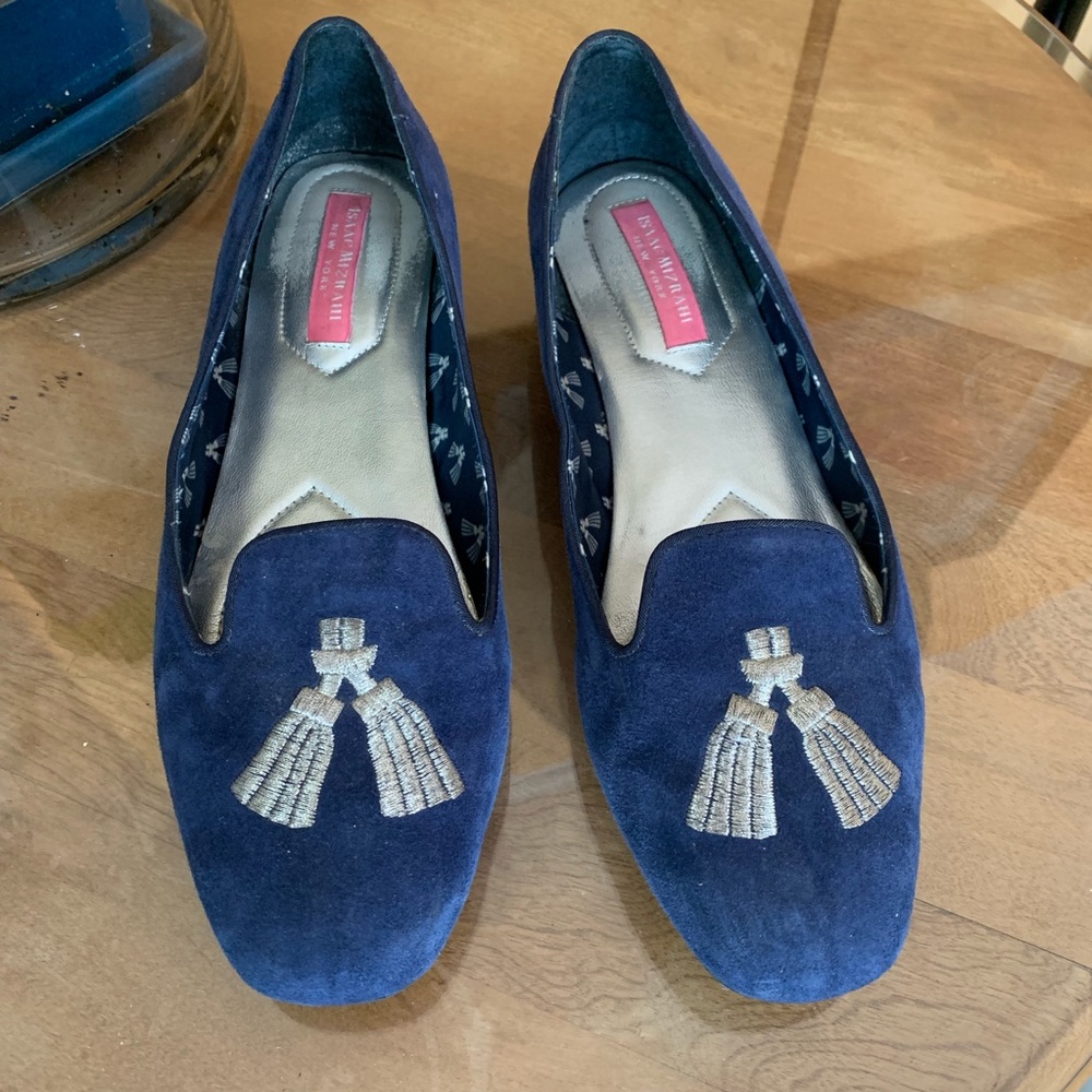 Isaac Mizrahi Blue Loafers